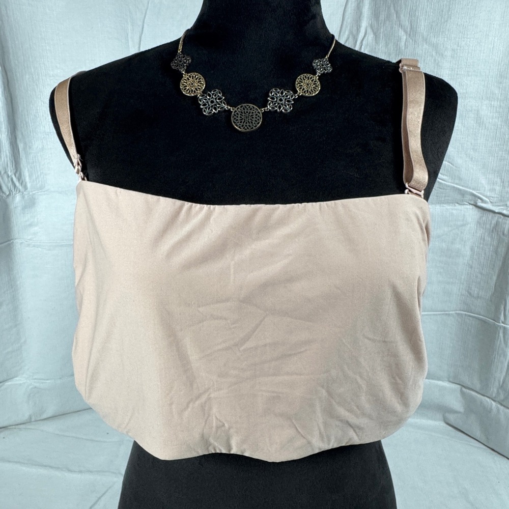 Torrid Unlined Bandeau Bra Nude Beige Plus Size 3 44595616